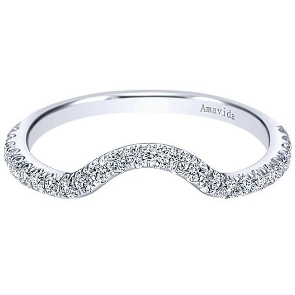 Gabriel Amavida "Sincere" Curved Diamond Wedding Ring