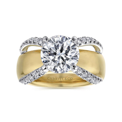 Gabriel & Co. "Clark" Diamond Engagement Ring