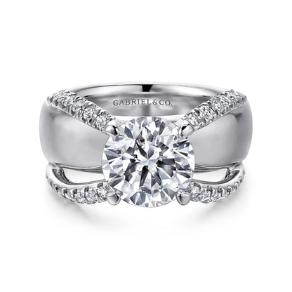 Gabriel & Co. "Clark" Diamond Engagement Ring