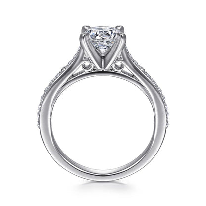 Gabriel & Co. Classic Cathedral Diamond Engagement Ring