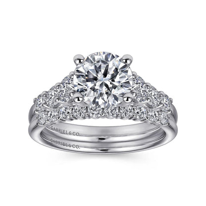 Gabriel & Co. "Darby" Graduating Diamond Engagement Ring