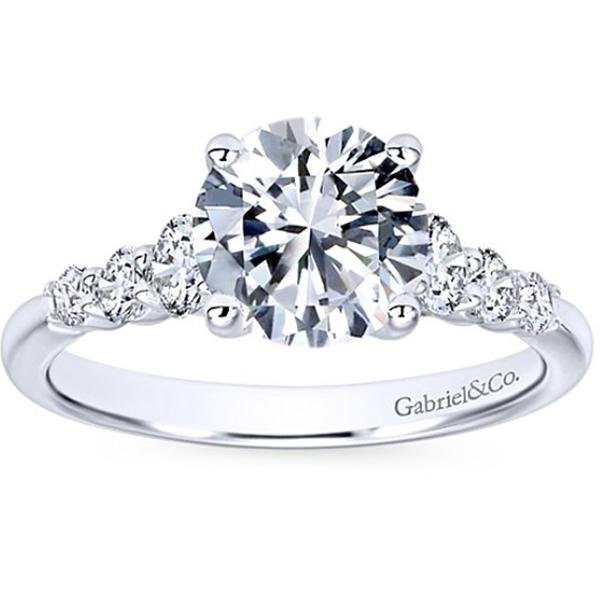 Gabriel "Darby" Large Graduating Diamond Engagement Ring