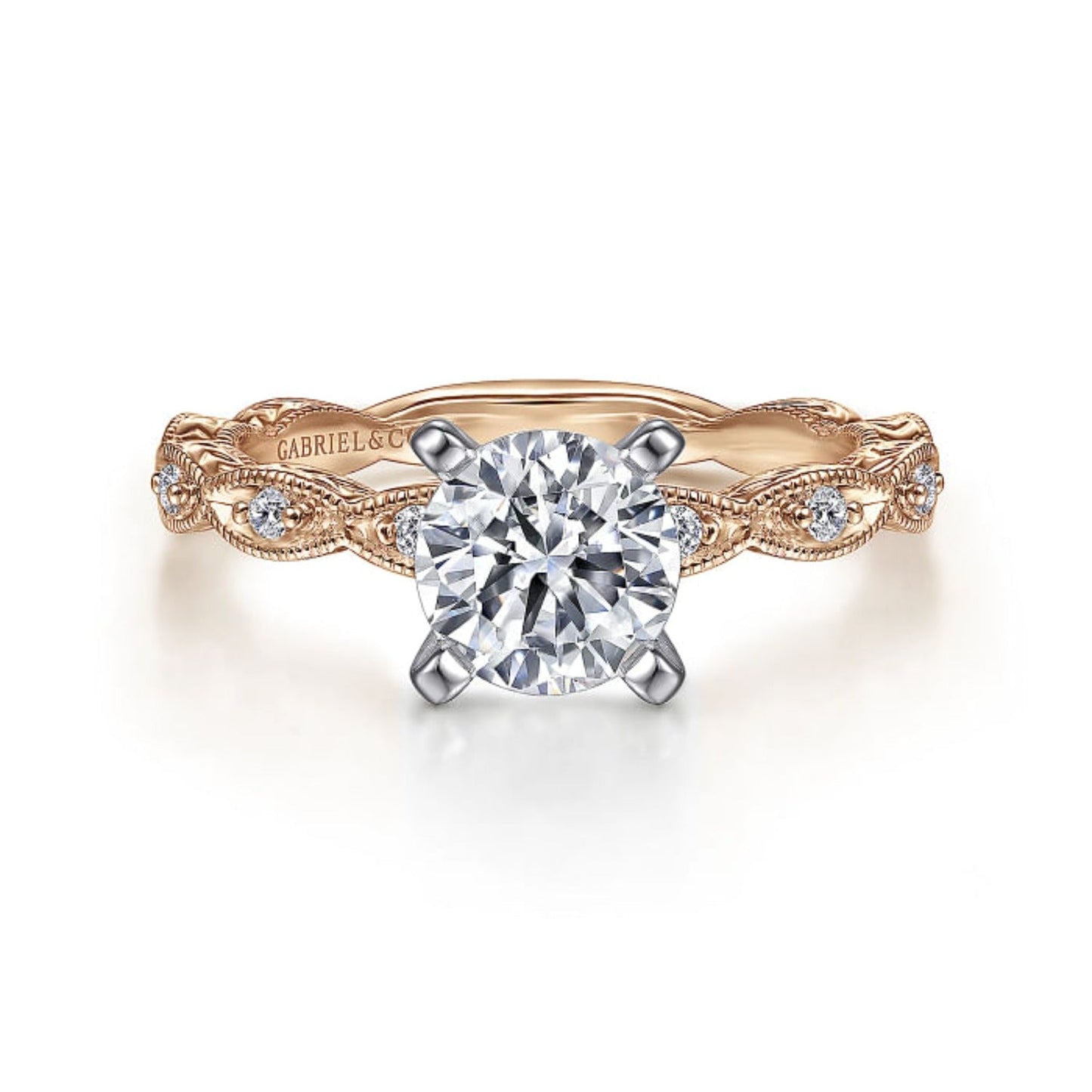 Gabriel & Co. "Sadie" Diamond Engagement Ring