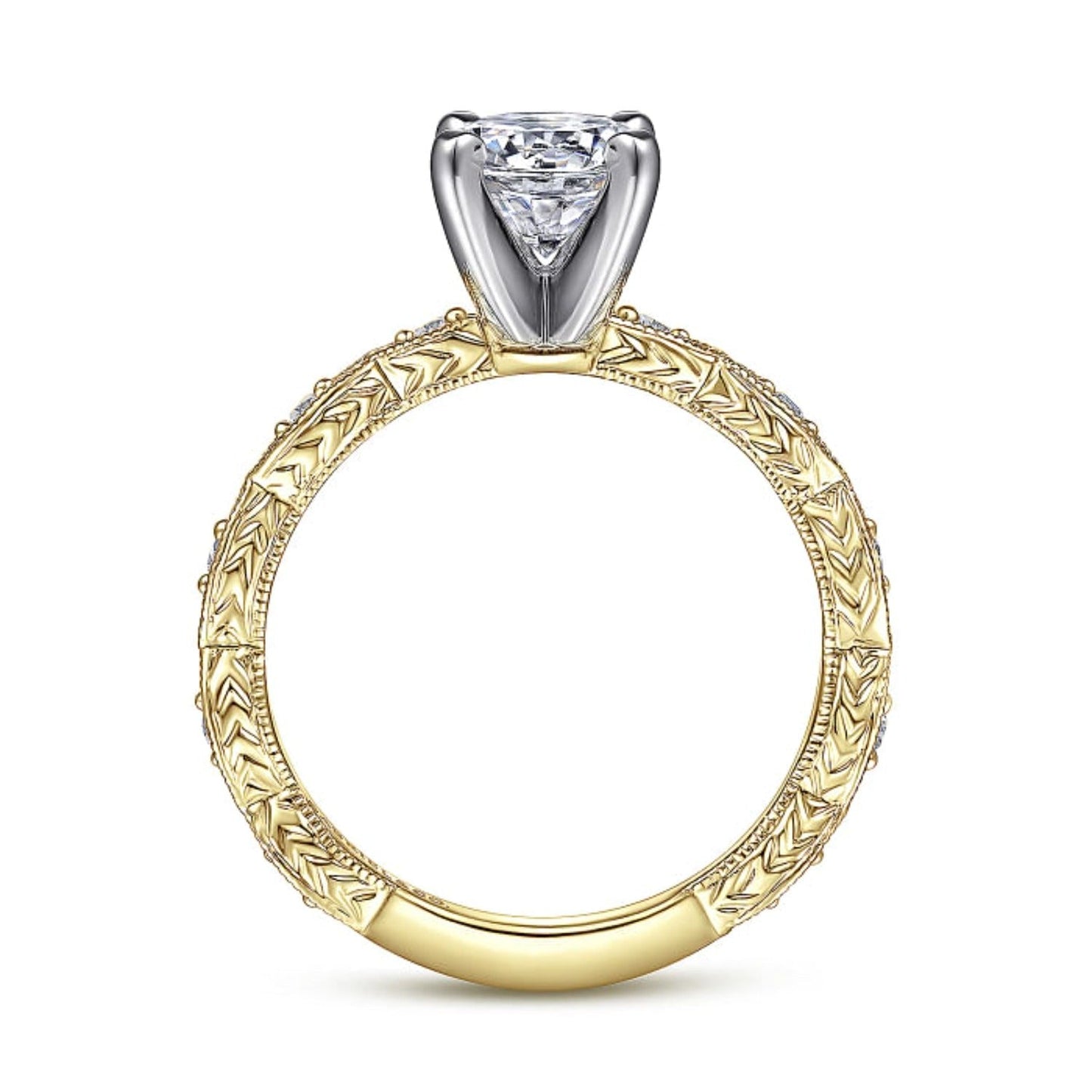 Gabriel & Co. "Sadie" Diamond Engagement Ring