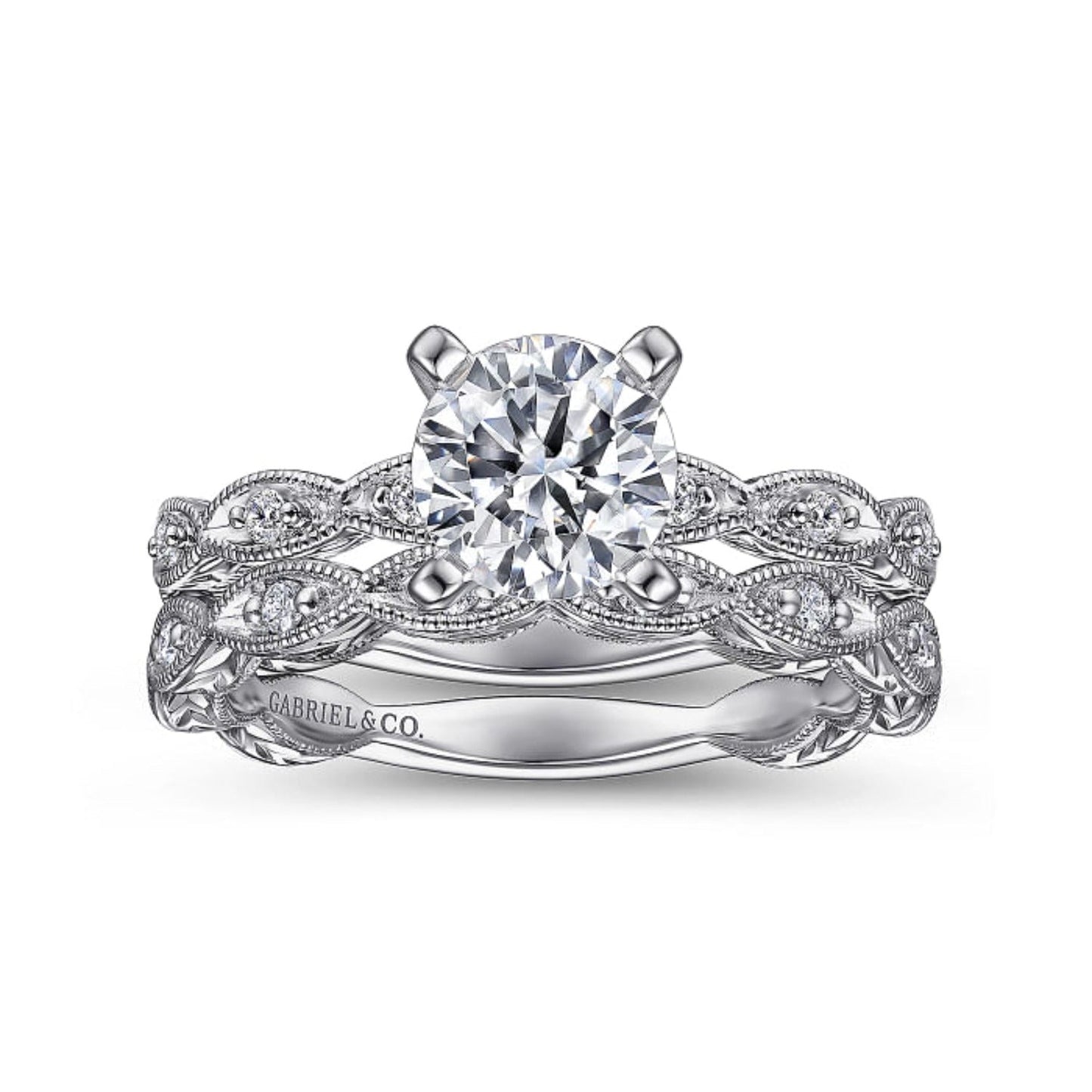 Gabriel & Co. "Sadie" Diamond Engagement Ring