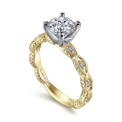 Gabriel & Co. "Sadie" Diamond Engagement Ring