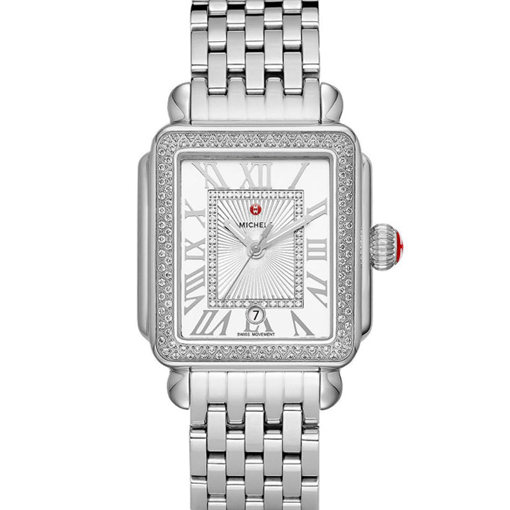 Michele Deco Madison Stainless Steel Diamond Watch - MWW06T000163