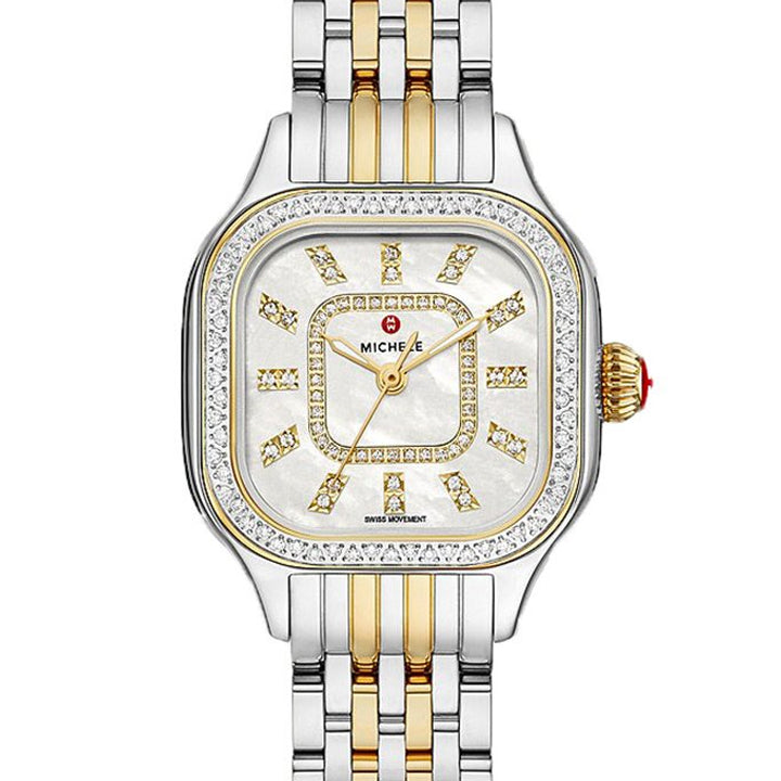 Michele Meggie Gold Diamond Stainless Steel Watch - MWW33B000003