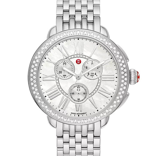 Michele Serein Stainless Steel Diamond Watch - MWW21A000068