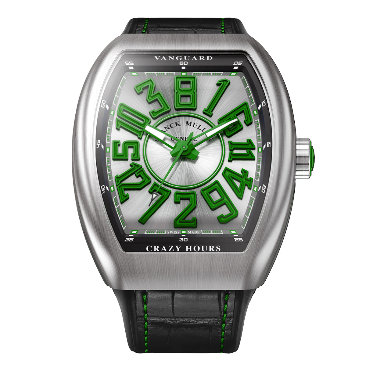 Franck Muller Vanguard Crazy Hours Green Watch- V 45 CH BR (VR)