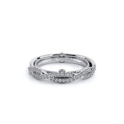 Verragio Women's Diamond Wedding Band COUTURE-0421W Elegant Twist